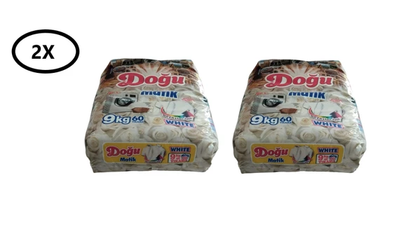 Doğumatik Toz Çamaşır Deterjanı Beyazlar İçin 9 KG X 2 Adet