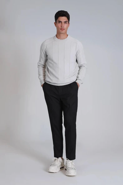 Lufian Glen Spor Erkek Chino Pantolon Slim Fit Siyah - 6