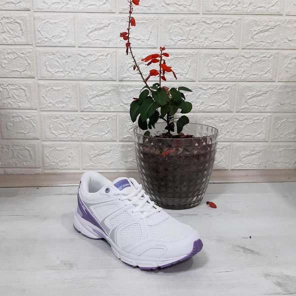Kinetix Arıon Beyaz-Mor Renk Fuspetli Athletic Koşu Spor Ayakkabı - 7