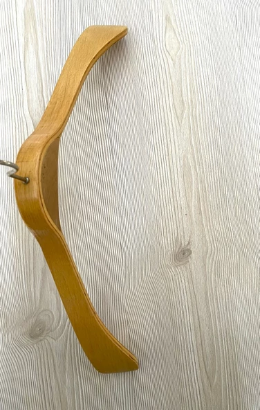 6 ADET AHŞAP ASKI 1. KALİTE ELBİSE ASKISI - 6