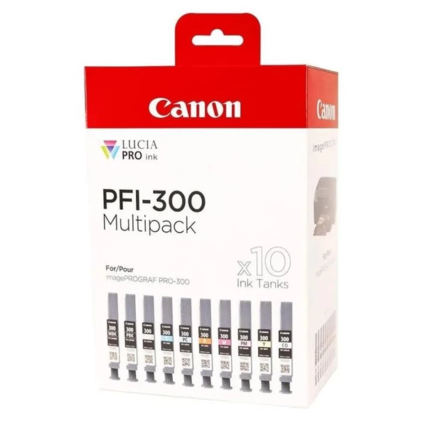 Canon PIXMA PRO-300 PFI-300 Kartuş Seti - 3
