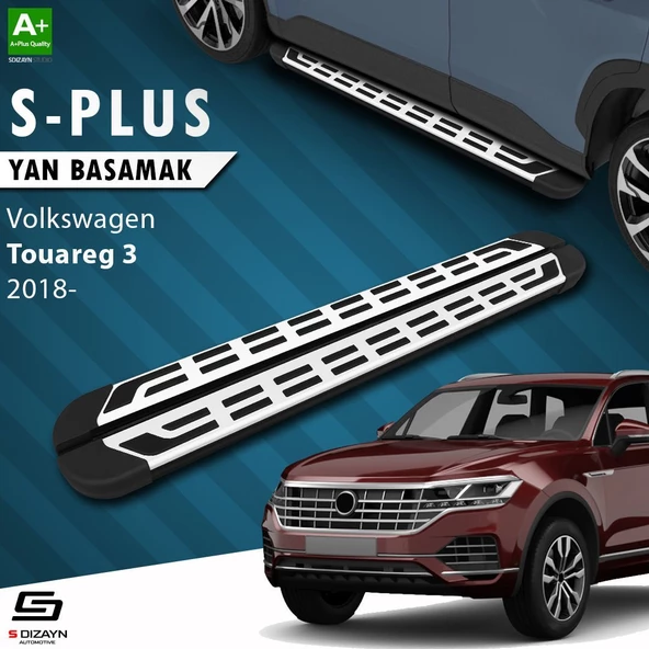 S-Dizayn VW Touareg 3 S-Plus Gri Yan Basamak 193 Cm Etekli 2018 Üzeri