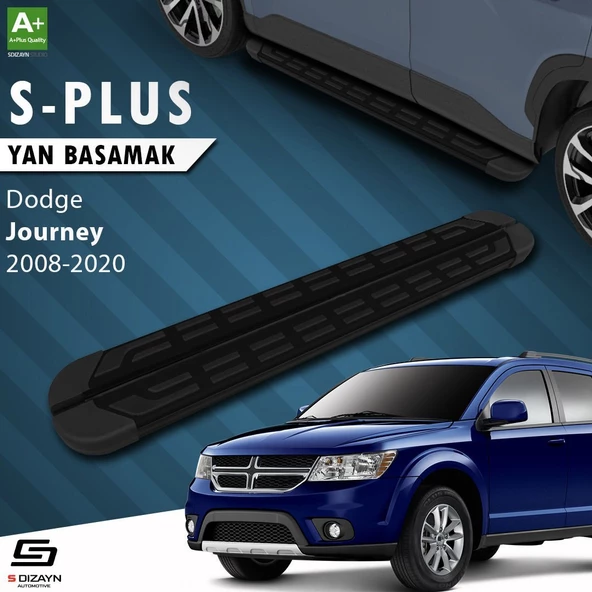 S-Dizayn Dodge Journey S-Plus Siyah Yan Basamak 183 Cm 2008-2020