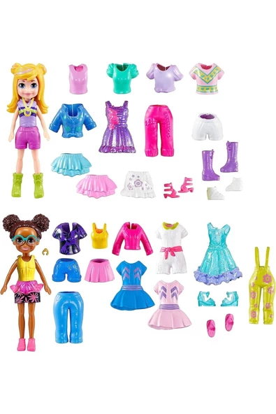 HKW10 Polly Pocket ve Arkadaşları Kombin Eğlencesi Oyun Seti