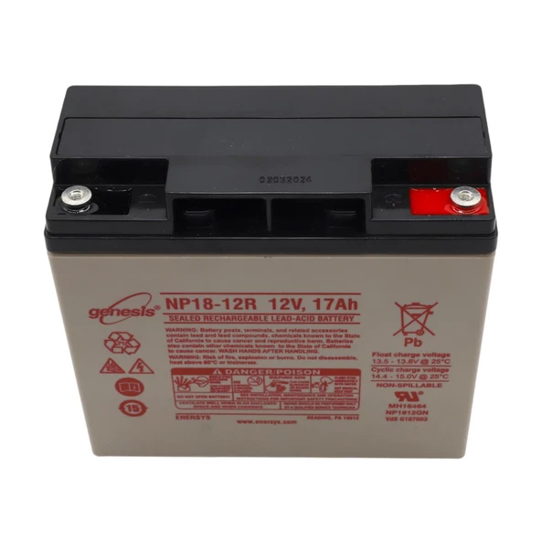 ENERSYS GENESİS NP18-12R 12V 17AH BAKIMSIZ KURU TİP AGM VRLA AKÜ - 4