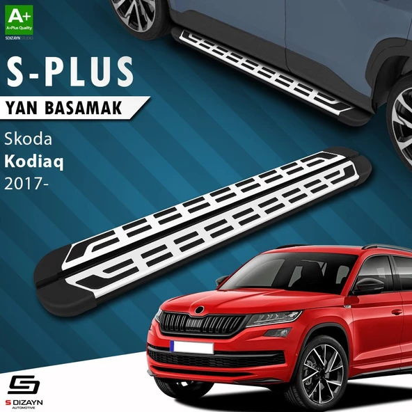 S-Dizayn Skoda Kodiaq S-Plus Gri Yan Basamak 193 Cm 2017 Üzeri