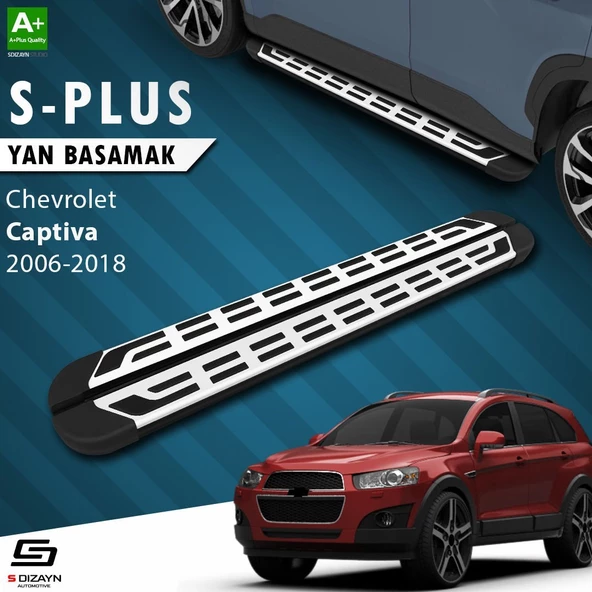 S-Dizayn Chevrolet Captiva S-Plus Gri Yan Basamak 183 Cm 2006-2018
