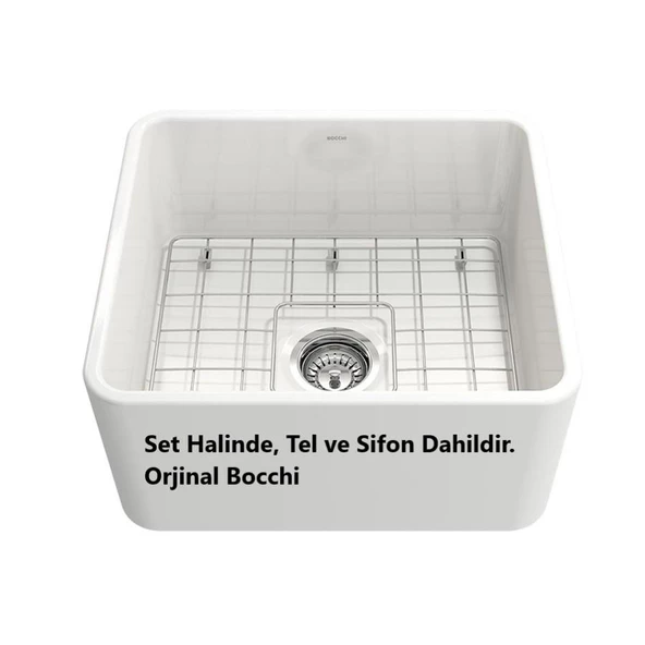 Bocchi Lavello Mutfak Eviyesi 51 Cm Parlak Beyaz 1136-001-0120-03