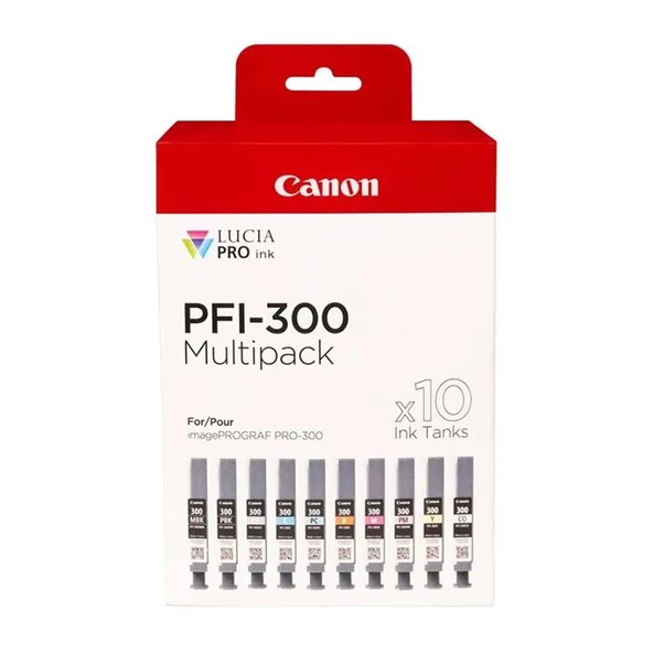Canon PIXMA PRO-300 PFI-300 Kartuş Seti