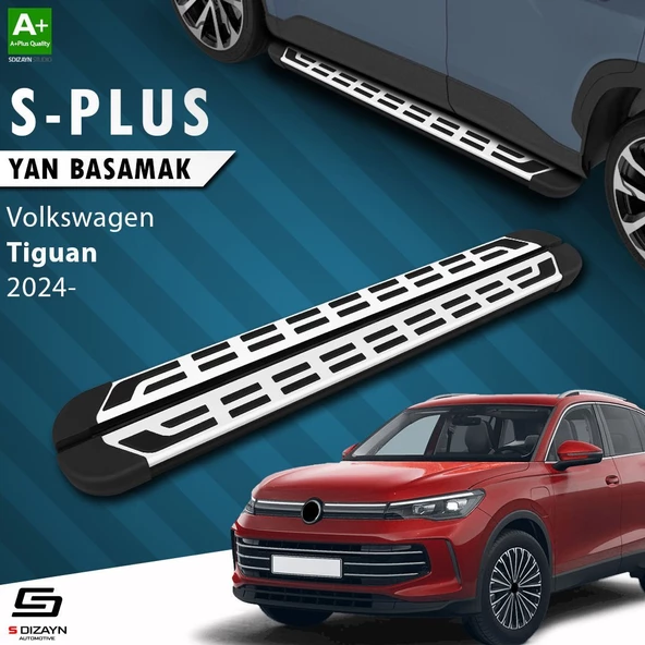 S-Dizayn VW Tiguan 3 S-Plus Gri Yan Basamak 183 Cm Etekli 2024 Üzeri