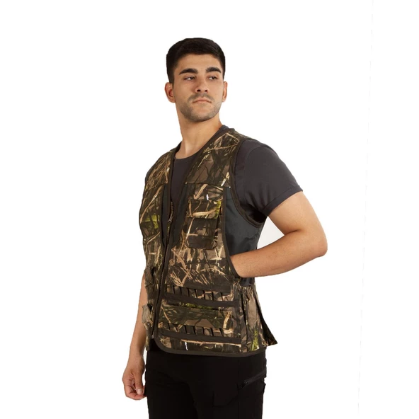 Hunthink Saz Kamuflaj Avcı Yeleği - 4
