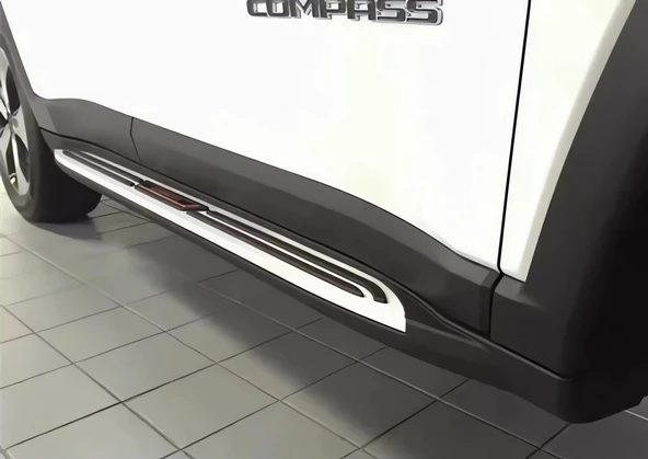 Jeep Compass 2017 ve Sonrası Uyumlu Square Yan Basamak (İthal) - 3
