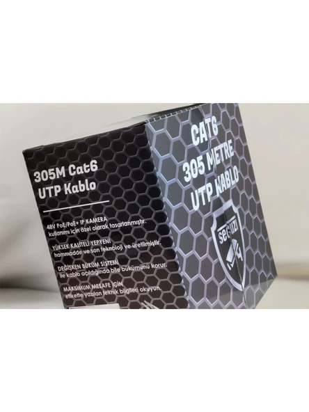 Secuzi 305M 24AWG %100 Bakır Cat6 Kablo - 2