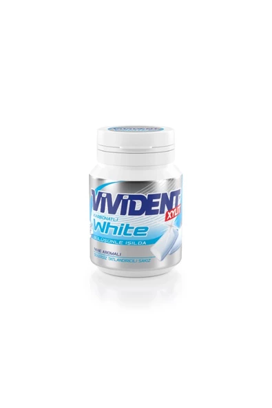 Vivident White Karbonatlı Nane Aromalı Şekersiz-Tatlandırıcılı Draje Sakız Kutu 67g