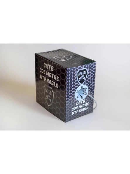 Secuzi 305M 24AWG %100 Bakır Cat6 Kablo - 4