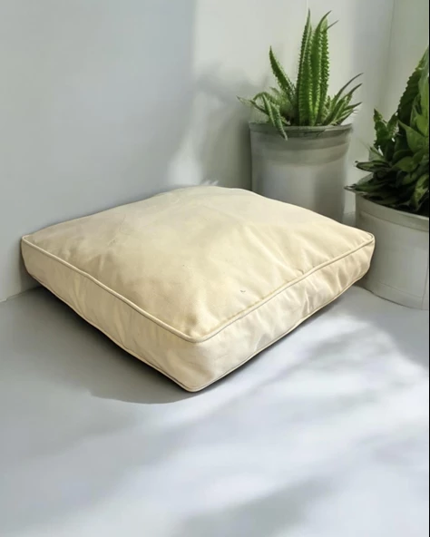 Mini White Kedi Köpek Minderi 70 x 60 cm - 2