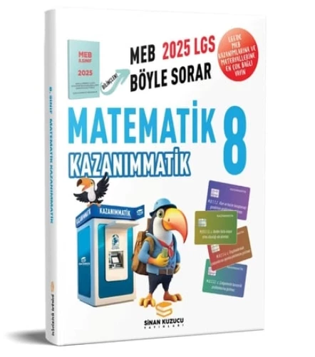 2025 Lgs 8. Sınıf Matematik Kazanımmatik Soru Bankası Sinankuzucu