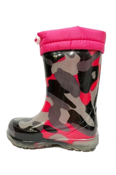 Sera 001 Kürklü Yağmur Kız Çocuk Çizme 26-35 - 3