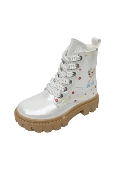 Fix Kids 9201P Parlak Deri Trend Fashion Kız Çocuk Bot 26-30