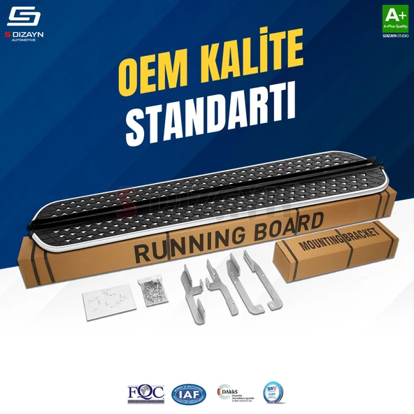 S-Dizayn Ford Ford Connect 3 Diamond Krom Yan Basamak 193 Cm 2023 Üzeri - 2