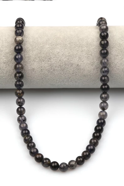 İyolit Doğaltaş Dizi 8 mm Küre Kesim - Resim 2