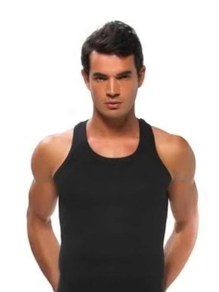 siyah erkek sporcu atlet XL 12'li
