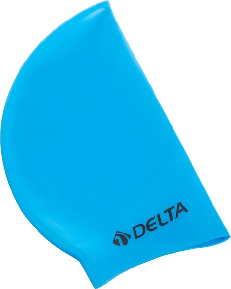 Delta Silikon Bone Deluxe Yüzücü Havuz ve Deniz Bonesi (Düz Renk),Mavi - 2