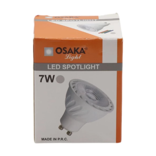OSAKA 7W GÜN IŞIĞI GU10 LED AMPUL BEYAZ - 5