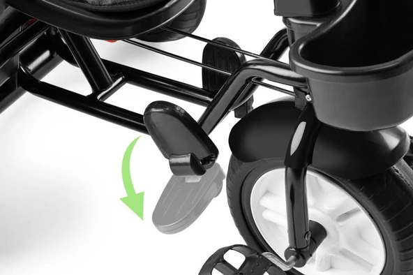 Moony Baby MB504 Trend Bike Ebeveyn Kontrollü 3 Tekerlekli Çocuk Bisikleti SİYAH - 4