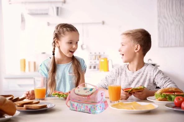 Vest Beslenme Çantası Çift Katlı Pembe Unicorn - 6