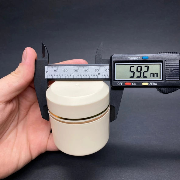 50 ml Plastik Krem Kutusu , 50 cc Krem Renkli Kapaklı Krem Kavanozu x 3 Adet - 4
