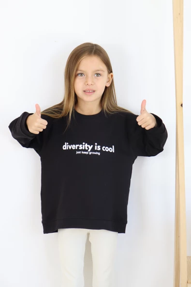Diversity Baskılı Unisex Sweatshirt - 9