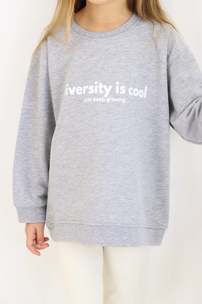 Diversity Baskılı Unisex Sweatshirt - 5