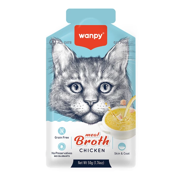 Wanpy Tavuklu Kedi Çorbası 50 Gr