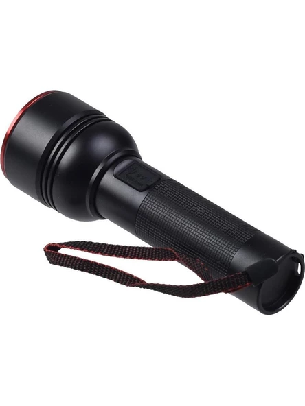 PD-6900 Profesyonel Şarjlı El Feneri, Avcı Feneri 2000 Lümen 20 Watt - 3