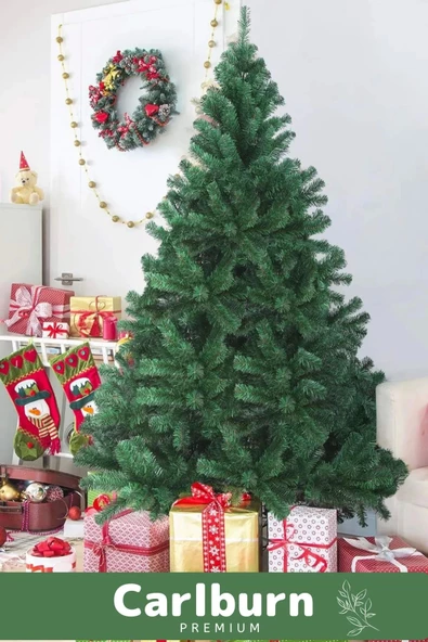 Kutulu Süsleme Seti Yılbaşı Çam Ağacı Renkli Işığı Yeni Yıl 2025 Süsleri Noel Paketi 120 Cm 123 Dal - 6