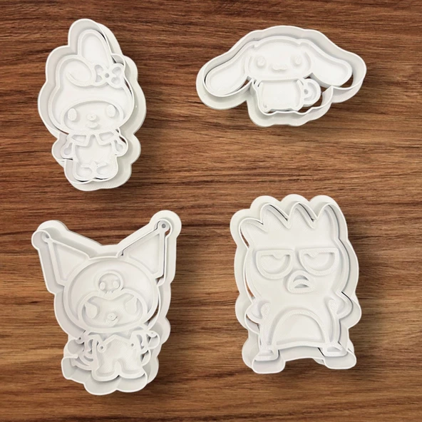 Sanrio kurabiye kalıpları, seramik kalıpları,kurabiye kalıp - 2