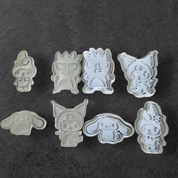 Sanrio kurabiye kalıpları, seramik kalıpları,kurabiye kalıp - 5