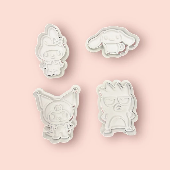 Sanrio kurabiye kalıpları, seramik kalıpları,kurabiye kalıp - 3
