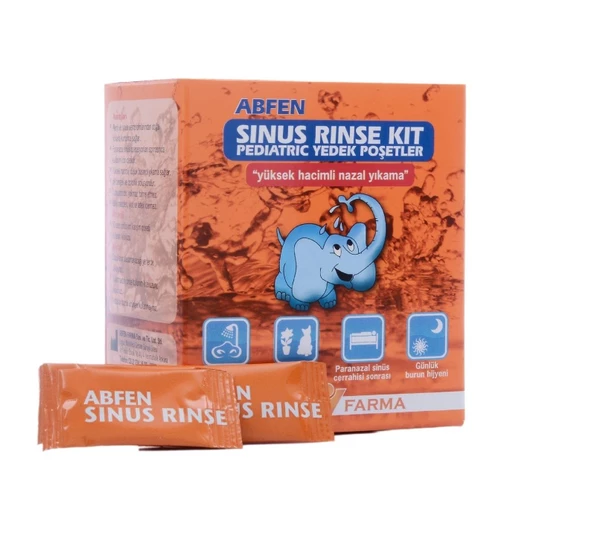 Abfen Sinus Rinse Kit Pediatrik Yedek Poşetler