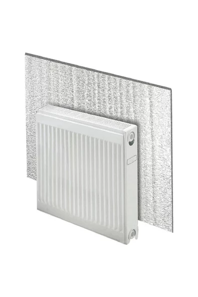 10 Adet Kalorifer Peteği Radyatör Petek Arkası Folyo Kaplı Polietilen Sünger Isı Yalıtım Levhası - Resim 2