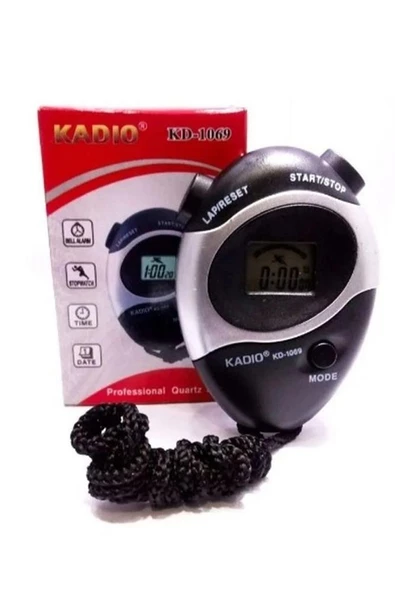 Kronometre Boyun Askılı 1 Adet Sporcu Kronometresi Dijital Profesyonel Dijital Saatli Alarmlı Çok Foksiyonlu Zamanlayıcı - 4