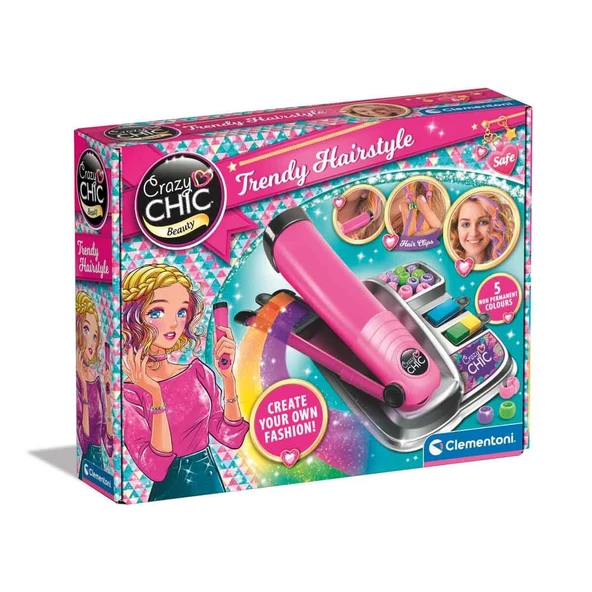 Crazy Chic Moda Saçlar Saç Tasarım Seti