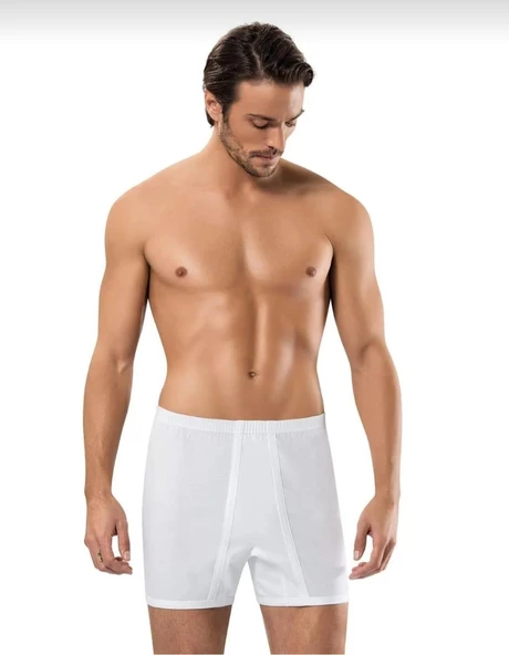 ERDEM 1350 ERKEK PENYE PAÇALI SPOR KÜLOT 6 ADET  BEYAZ 4XL