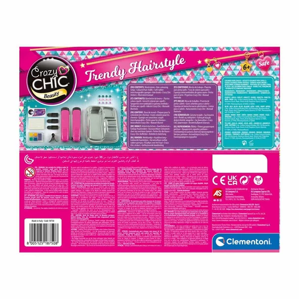 Crazy Chic Moda Saçlar Saç Tasarım Seti - 7