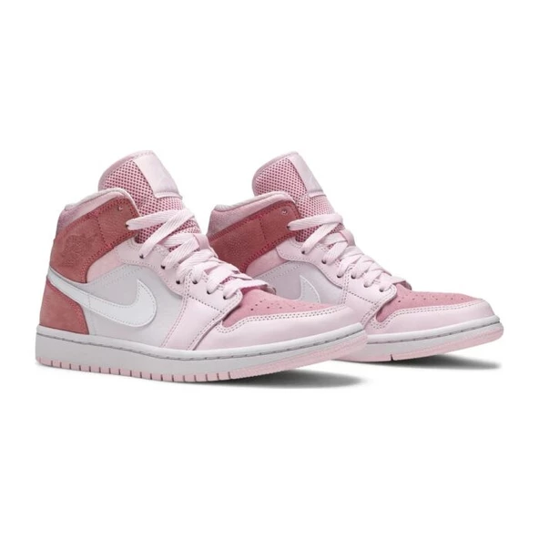 Nike Air Jordan 1 Mid Digital Pink - Resim 3