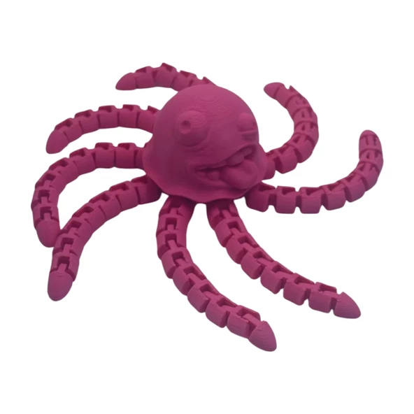 3d Hareketli Sevimli Deniz Anası Oyuncak & Masa Dekoru -Pembe ürün görseli 1