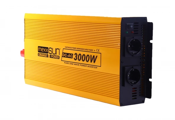 Mexxsun 3000 W Watt Tam Sinüs İnvertör 24 V/220 Volt Çevirici İnverter - 3