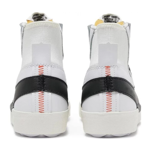 Nike Blazer Mid 77 Jumbo White Black - Resim 4