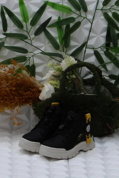 Vicco 946.P24K.407 Siyah Marcus Rahat Lastik Bağçık Erkek Çocuk Bot - Resim 3